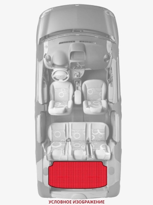 ЭВА коврики «Queen Lux» багажник для Лада 2113